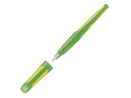 STABILO Stylo plume EASYbuddy M, droitiers, citron/vert