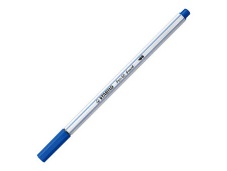 STABILO Feutre pinceau Pen 68 brush, bleu outremer