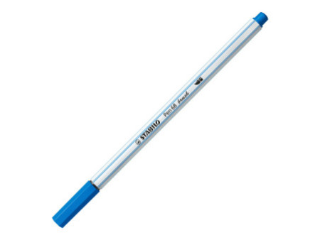 STABILO Feutre pinceau Pen 68 brush, bleu foncé