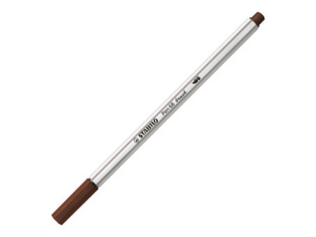 STABILO Feutre pinceau Pen 68 brush, marron
