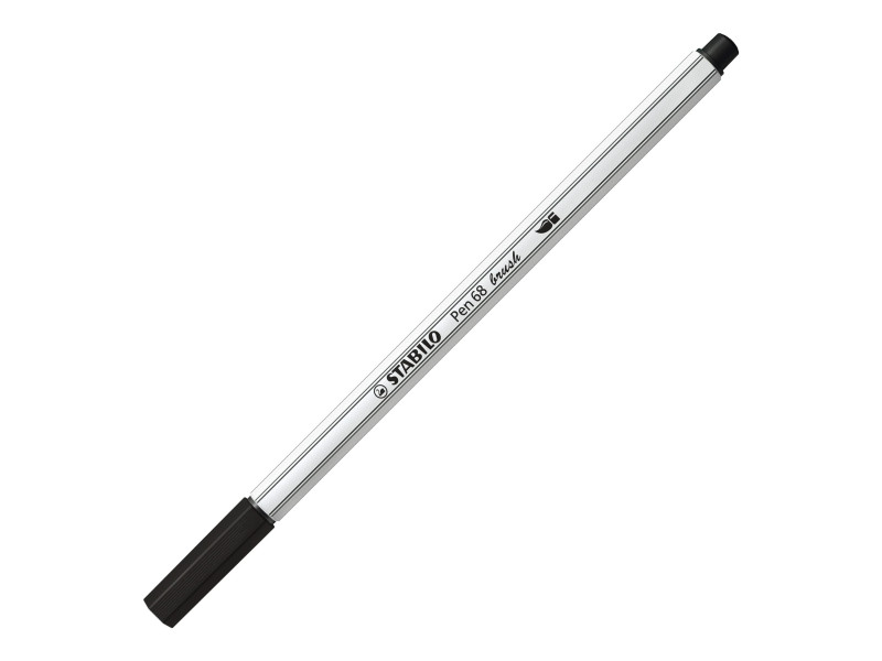 STABILO Feutre pinceau Pen 68 brush, noir