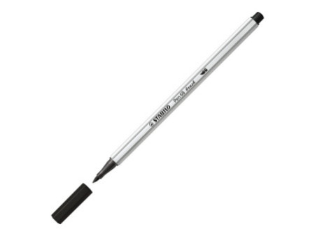 STABILO Feutre pinceau Pen 68 brush, noir