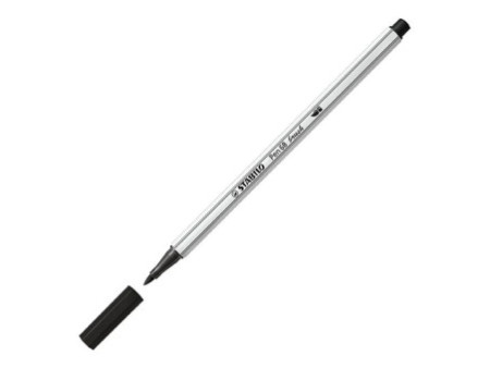 STABILO Feutre pinceau Pen 68 brush, noir