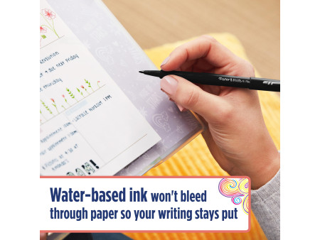 Paper:Mate Stylo feutre Flair, blister de 5, noir
