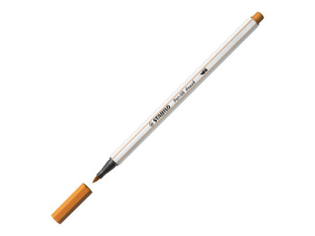 STABILO Feutre pinceau Pen 68 brush, ocre foncé