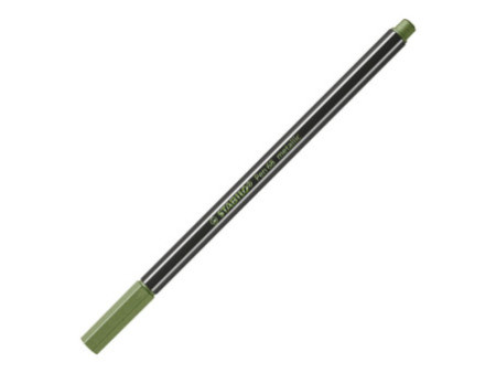 STABILO Stylo feutre Pen 68 metallic, vert clair métallisé