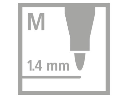 STABILO Stylo feutre Pen 68 metallic, vert clair métallisé
