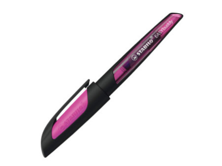 STABILO Stylo plume EASYbuddy A, noir/magenta