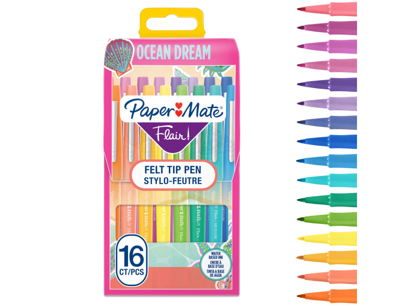 Paper:Mate Feutre Flair 'Océan Dream', étui de 16