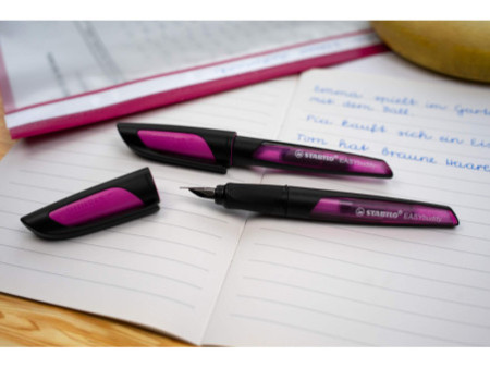 STABILO Stylo plume EASYbuddy L, noir/magenta