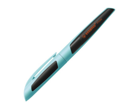 STABILO Stylo à plume Flow, turquoise/noir