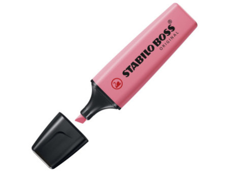 STABILO Surligneur BOSS ORIGINAL Pastel, rose pastel