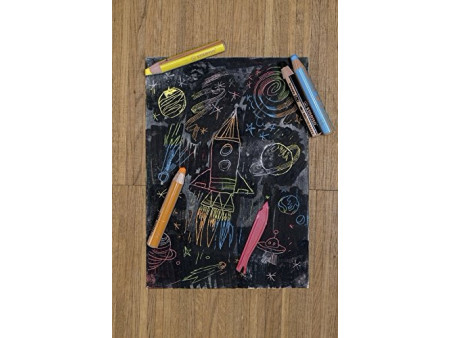 STABILO Crayon multi-talents woody 3en1, étui de 10 ARTY