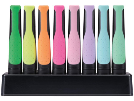 STABILO Surligneur GREEN BOSS Pastel, set de bureau de 8