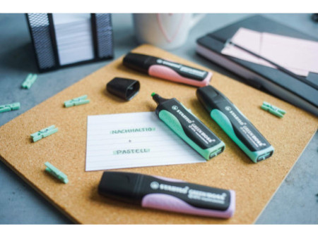 STABILO Surligneur GREEN BOSS Pastel, set de bureau de 8