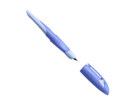 STABILO Stylo plume EASYbirdy L Pastel Edition, bleu/azur