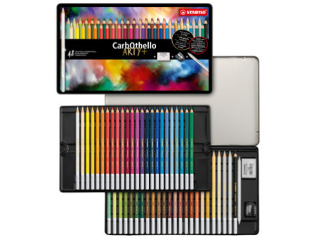 STABILO Crayon pastel CarbOthello ARTY+, étui de 48