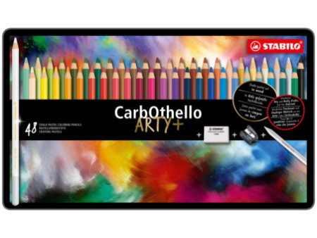 STABILO Crayon pastel CarbOthello ARTY+, étui de 48