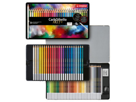 STABILO Crayon pastel CarbOthello ARTY+, étui de 60