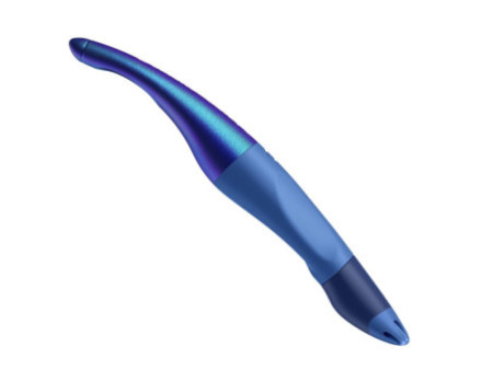 STABILO Stylo roller EASYoriginal Holograph Edition, bleu