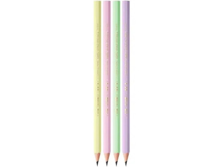 BIC Crayon de papier Evolution PASTEL, HB, assorti