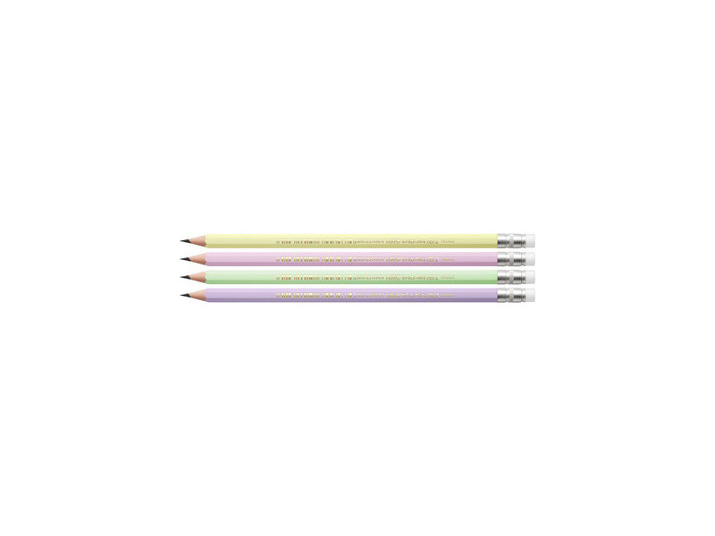 BIC Crayon de papier Evolution PASTEL, HB, assorti