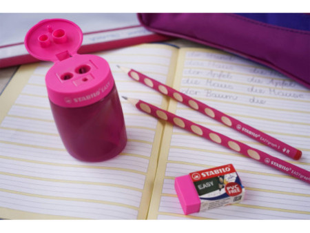 STABILO Kit d'écriture école EASYgraph 'S', droitier, rose