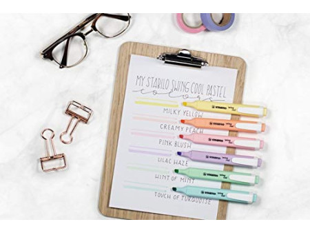 STABILO Surligneur swing cool, set de bureau de 18 pièces