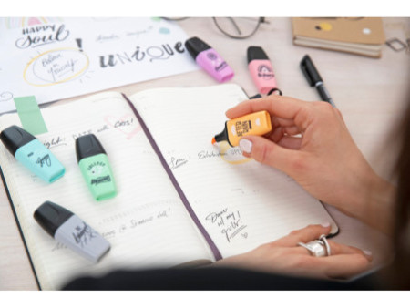 STABILO Surligneur BOSS MINI Pastellove 2.0,étui carton de 3