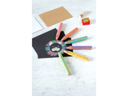 STABILO Crayon multi-talents woody 3en1, rond, vert pastel