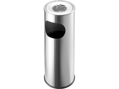 helit Cendrier sur pied 'the shark', inox, argent