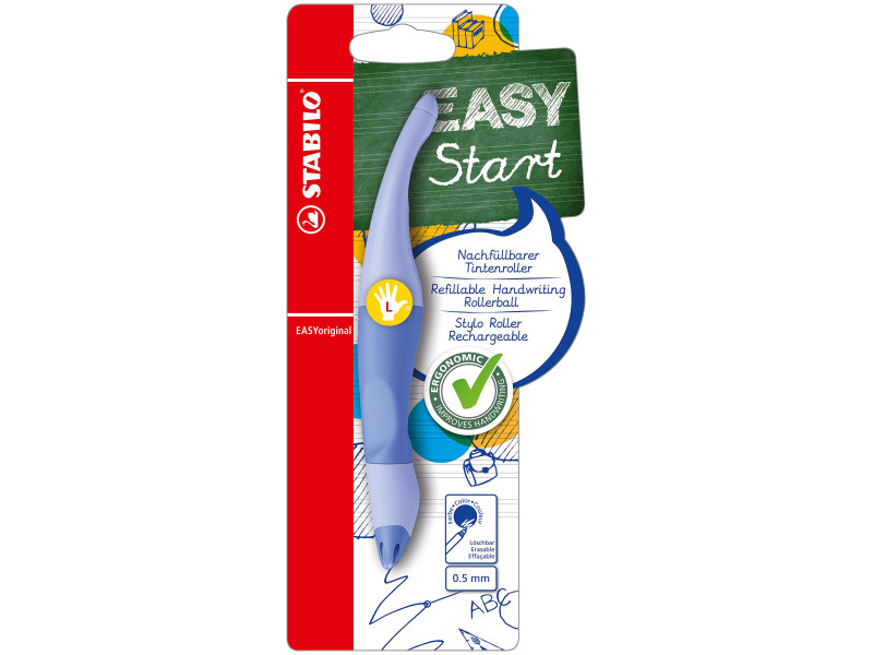 STABILO Stylo roller EASYoriginal, gauchers, nuage de bleu