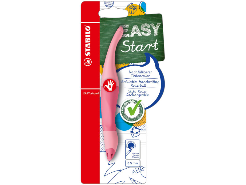 STABILO Stylo roller EASYoriginal, droitiers, rouge