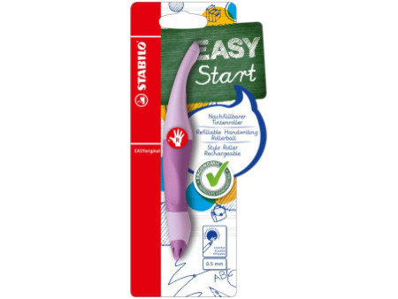 STABILO Stylo roller EASYoriginal, droitiers, mauve