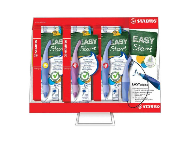 STABILO Stylo roller EASYoriginal, présentoir de 9