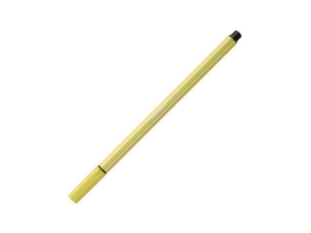 STABILO Stylo feutre Pen 68, jaune moutarde