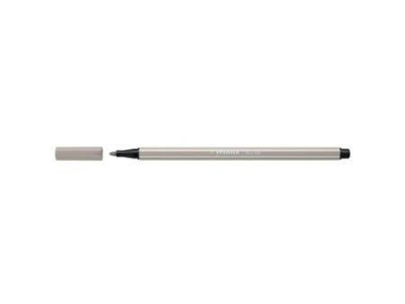 STABILO Stylo feutre Pen 68, gris perle