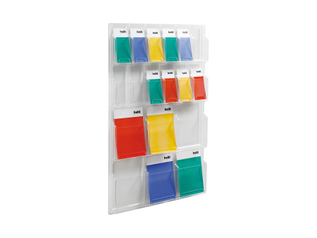 helit Porte-brochures mural 'the clearly', 12x 1/3 A4 +