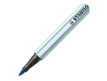 STABILO Feutre pinceau Pen 68 brush, bleu clair