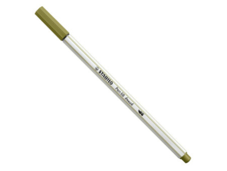STABILO Feutre pinceau Pen 68 brush, vert épinard