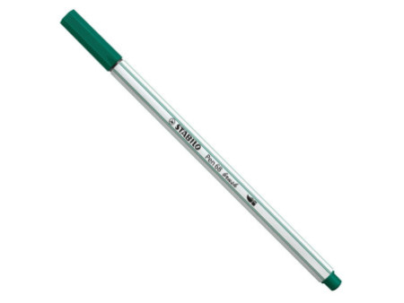 STABILO Feutre pinceau Pen 68 brush, vert pin
