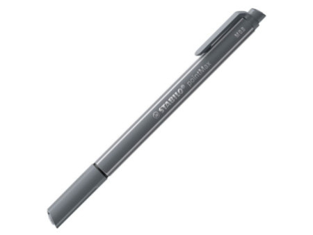 STABILO Stylo-feutre pointMax, gris foncé