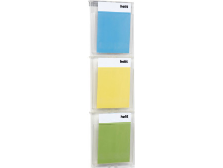helit Porte-brochures mural 'the placativ', transparent