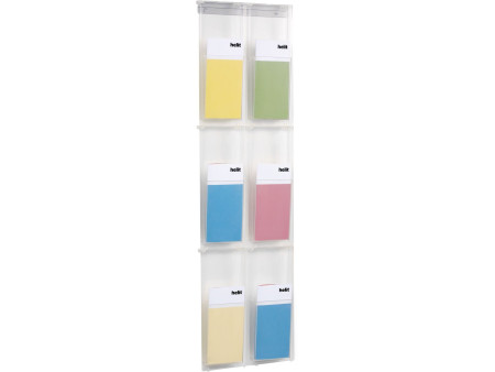 helit Porte-brochures mural 'the placativ', transparent