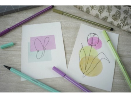 STABILO Feutre de coloriage Pen 68 ARTY, étui carton de 65