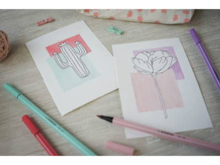 STABILO Feutre de coloriage Pen 68 ARTY, étui carton de 65