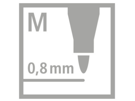 STABILO Stylo-feutre pointMax, étui carton de 8, pastel