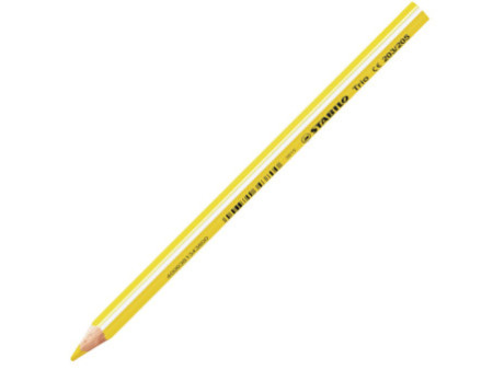 STABILO Crayon de couleur Trio long, étui malin de 15
