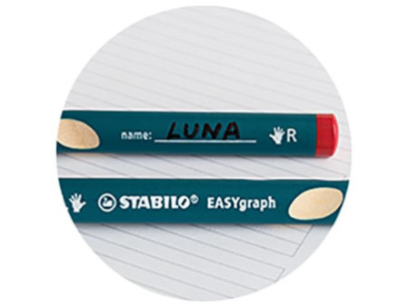 STABILO Crayon à papier d'apprentissage EASYgraph L, bleu