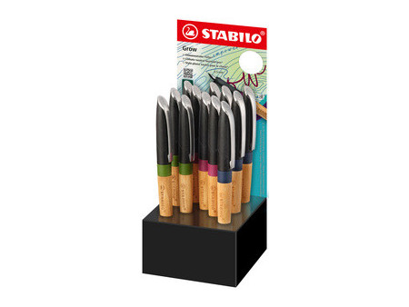 STABILO Stylo plume Grow, présentoir de 12